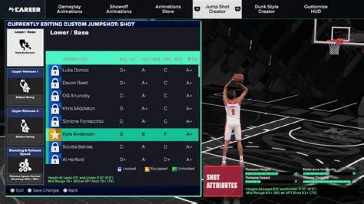 NBA 2K21: How to Unlock Jump Shot Creator & Custom Jump Shots
