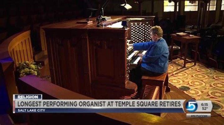 Organist At Temple Square Retires After 40 Years