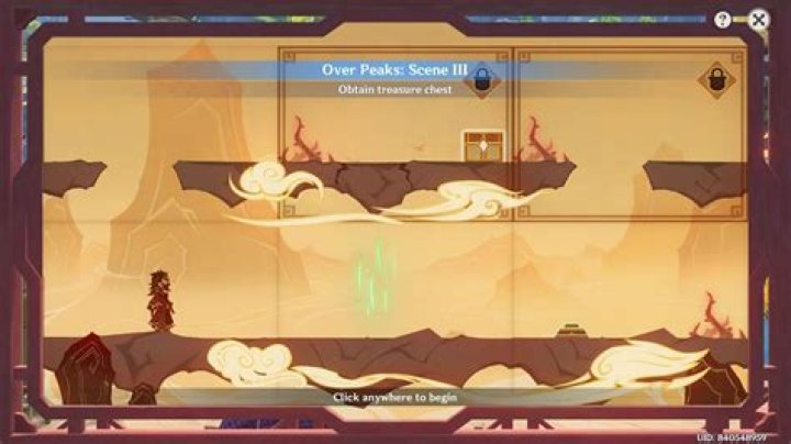 Over Peaks scenes 1, 2, and 3 guide