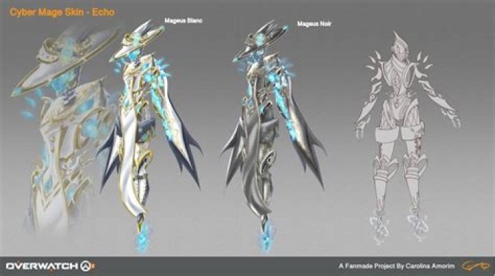 Overwatch Echo skin idea turns hero into a tech-savvy mage