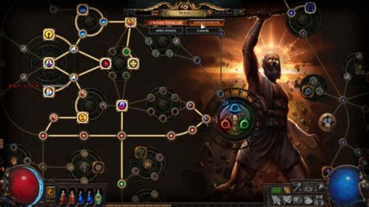 Path of Exile refund your skill points and respec your character guide