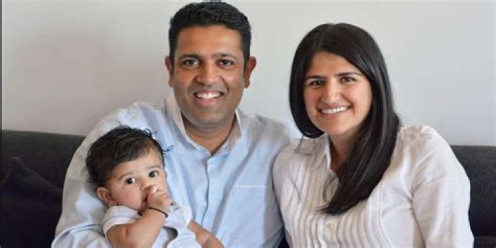 PBS' Hari Sreenivasan and his wife Sucheta Sachdev share adorable pictures of their son