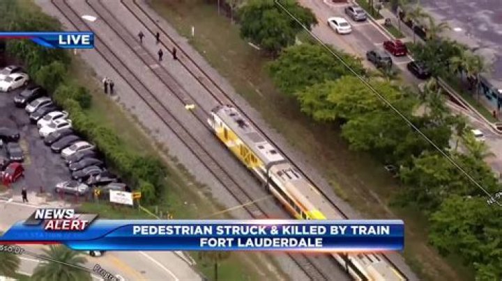	Pedestrian killed in collision with Brightline train in Fort Lauderdale	