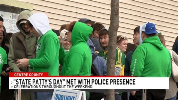 Penn State students celebrate State Patty's Day