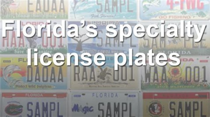 	Pictures: Florida specialty license plates	