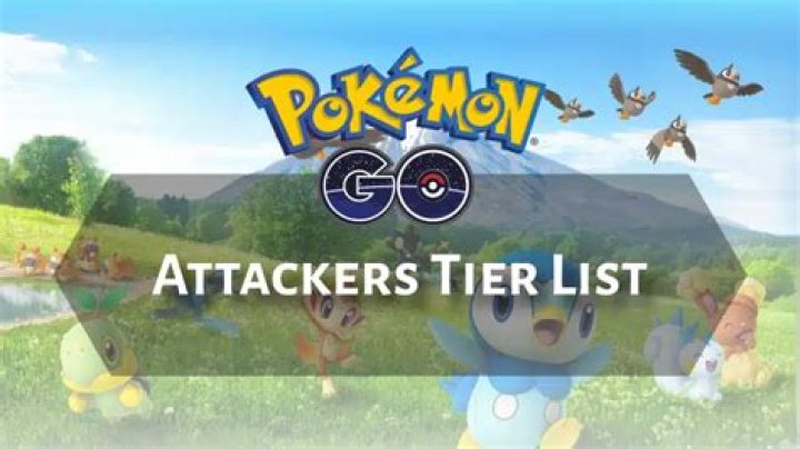Pokémon GO Attackers Tier List