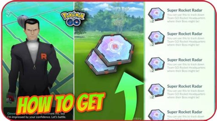 Pokemon GO: How to Get Rocket Radar & Super Rocket Radar