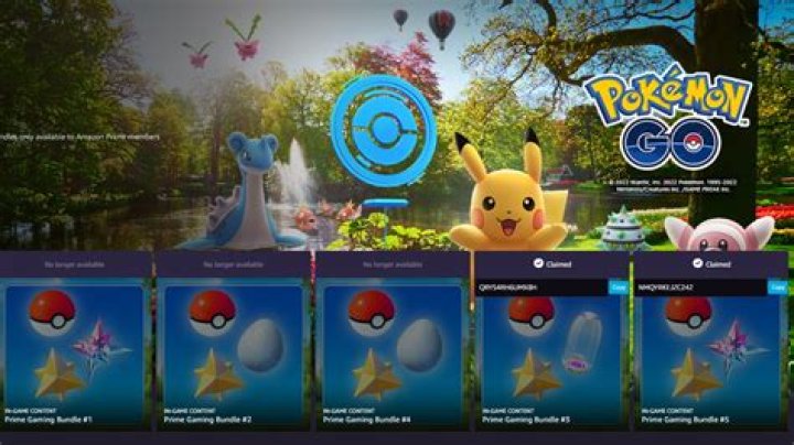 Pokémon GO Prime Gaming 2022 Calendar: Dates to Know