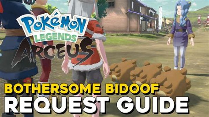 Pokemon Legends Arceus: Bothersome Bidoof Request Guide