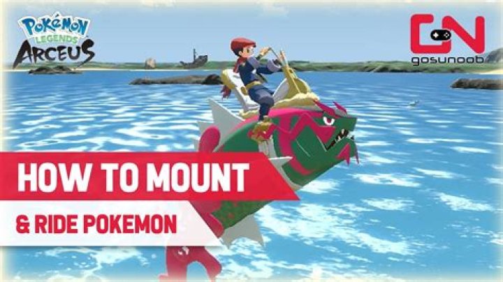 Pokemon Legends Arceus: How to Mount & Ride Pokemon