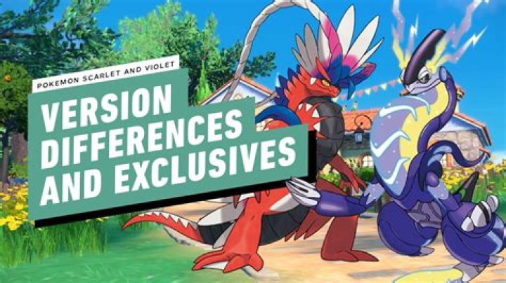 Pokemon Scarlet & Violet version differences explained