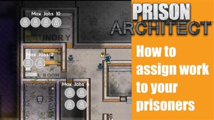 Prison Architect: How to Assign Jobs to Prisoners
