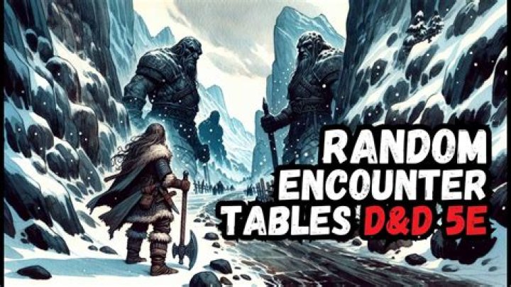 Random Encounter Tables | EN World Tabletop RPG News & Reviews
