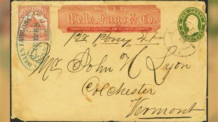 Rare pony express envelope bound for Vermont to be auctioned in New York City