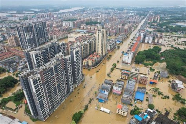 Record-breaking floods hit China’s Guangdong, killing 4 and displacing more than 110,000