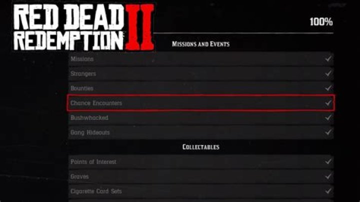 Red Dead Redemption 2: How to Get 100 Percent Completion