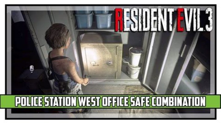 Resident Evil 3: Police Station 1F West Office Safe Code Combination