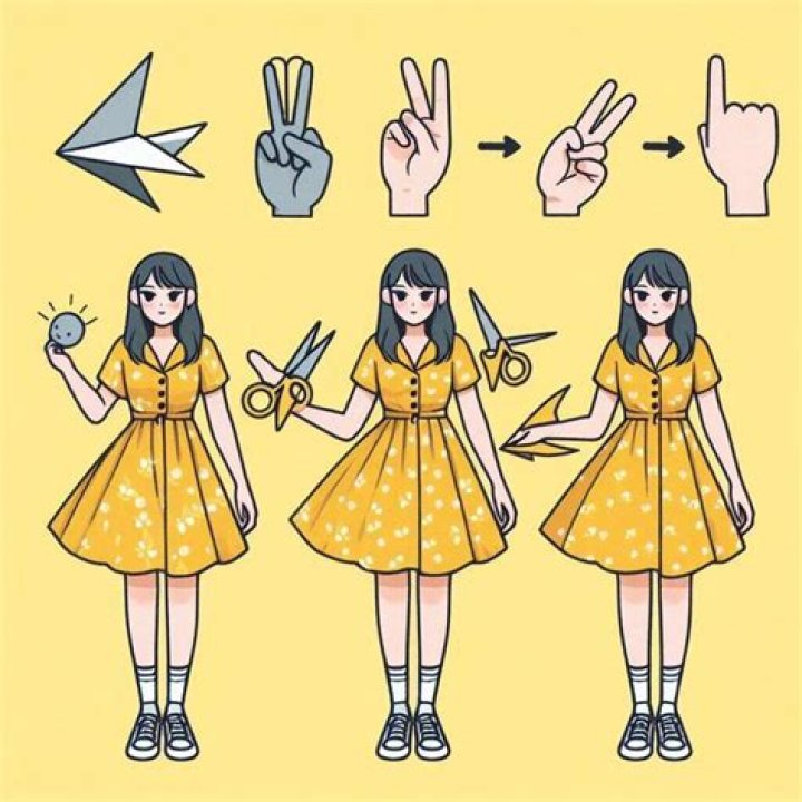 Rock Paper Scissors Yellow Dress: A Unique Expression Of Style And Fun