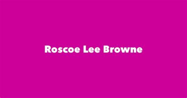 Roscoe Lee Browne: A Journey Through His Life And Marital Status