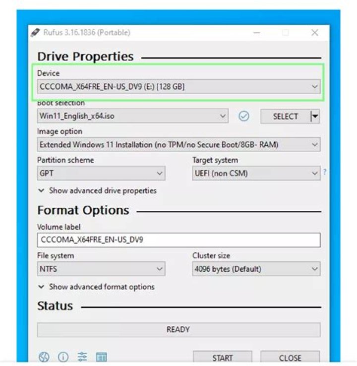 Rufus 3.18 Will Bypass Windows 11 TPM Restrictions for In-Place Upgrades