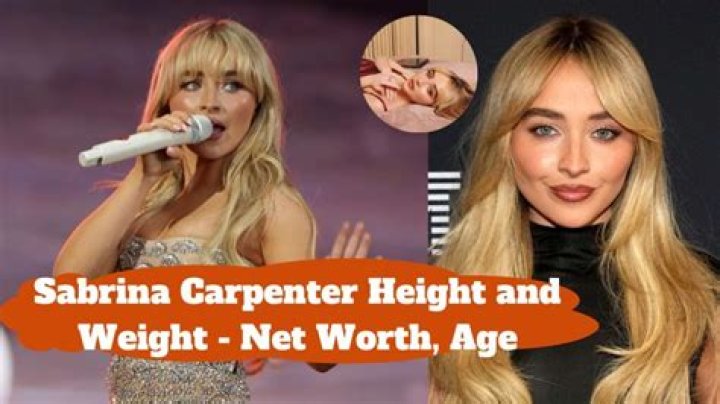 Sabrina Carpenter Weight And Height: Everything You Need To Know