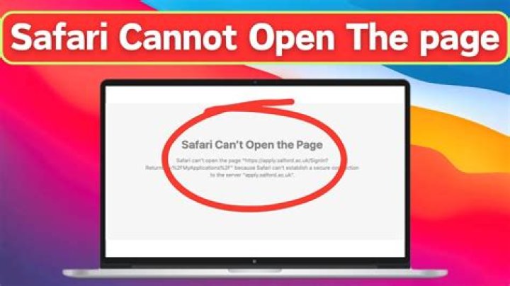 Safari Can't Open the Page? Here's What to Do