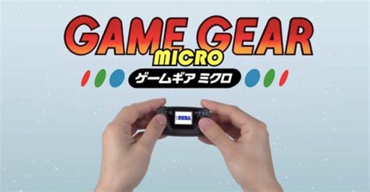 Sega announces Game Gear Micro release date, price, games and specs