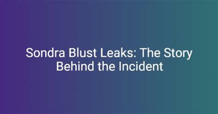 Sondra Blust OnlyFans Leaked: The Untold Story Behind The Sensation