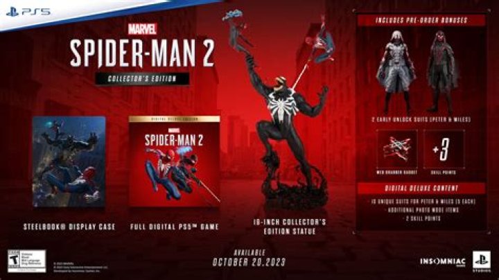 Spider-Man 2: pre-order, editions, and in-game bonuses