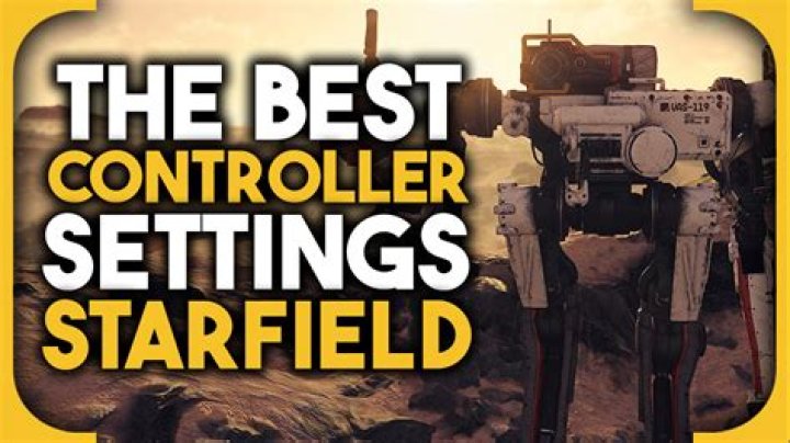 Starfield best controller settings