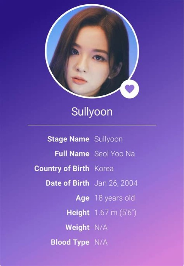 Sullyoon (NMIXX): Profile, Age, Birthday, Height, Weight