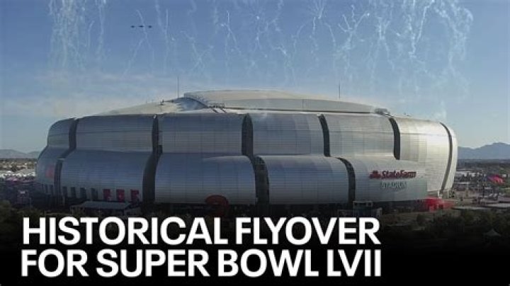 Super Bowl LVII National Anthem fly over