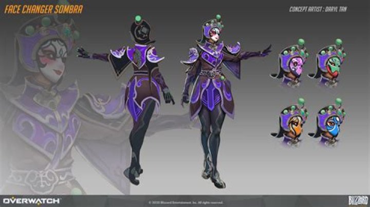 Surprise feature discovered in new Overwatch 'Face Changer' Sombra skin