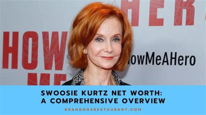 Swoosie Kurtz Net Worth: A Comprehensive Look At Her Career And Wealth