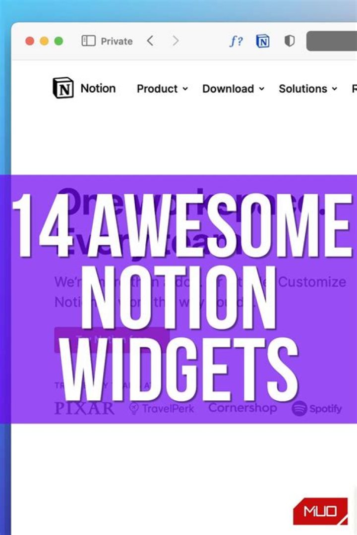 The 15 Best Notion Widgets You Can Add to Your Setup
