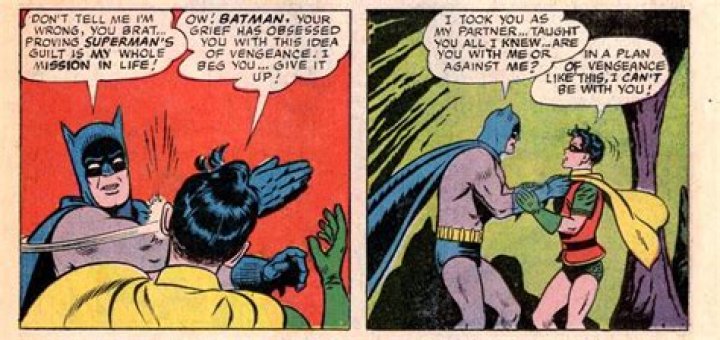 The Batman Slapping Robin meme, finally explained
