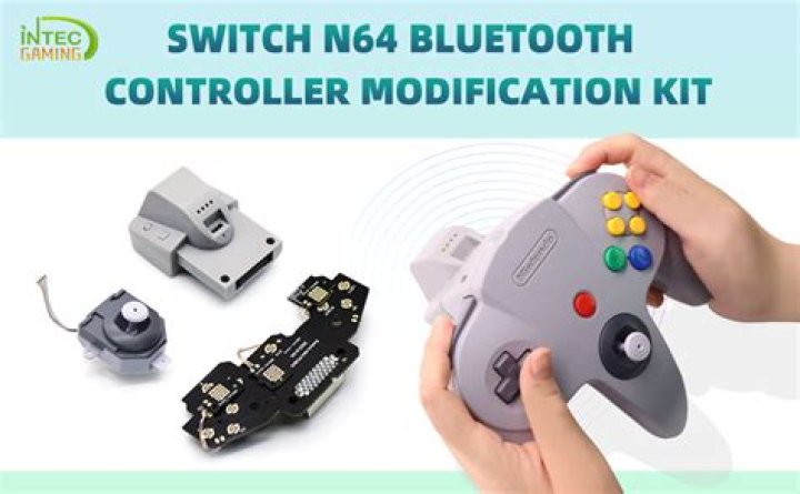 This N64 controller mod kit makes it wireless, compatible with Switch