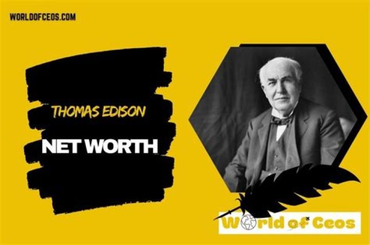 Thomas Edison Net Worth 2024