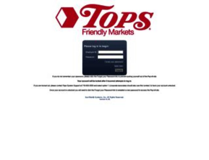 topsmarkets.com login safely, analysis & comments