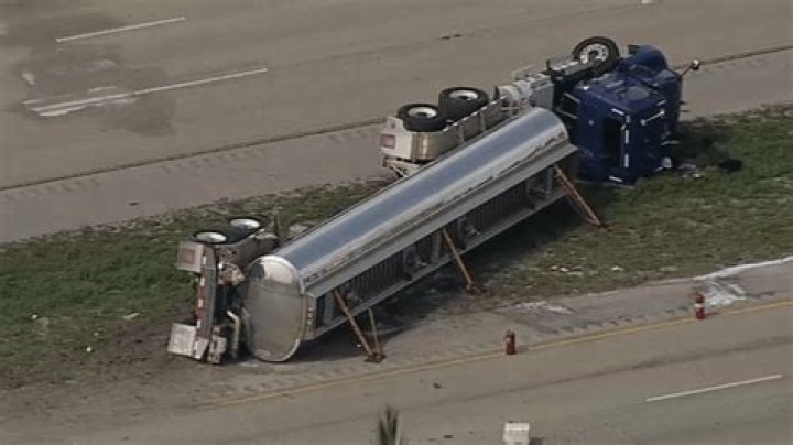 
Transportation |	Tanker rollover disrupts I-595 near Fort Lauderdale airport	