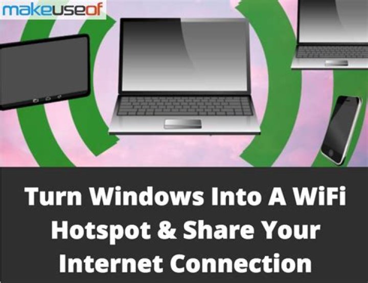 Turn Windows Into a Wi-Fi Hotspot and Share Your Internet Connection