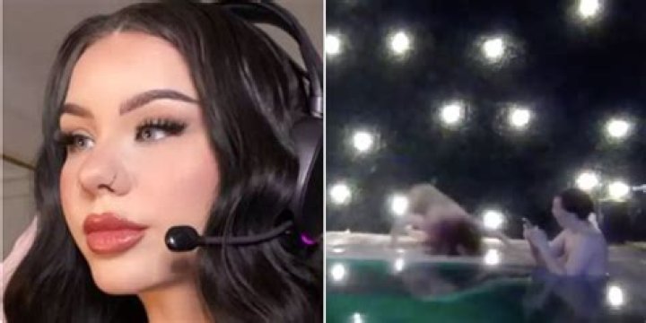 Twitch streamer's poolside stream ends in disaster after she falls in