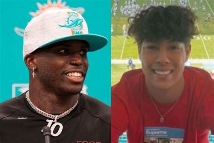 Tyreek Hill pokes fun at Jackson Mahomes