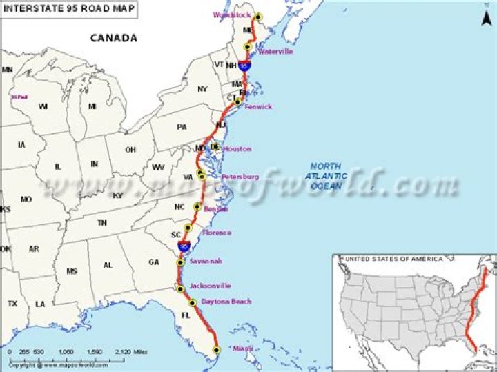 	Updated map: Interstate 95 exits to be revamped	