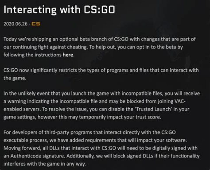 Valve reveal new CSGO anti-cheat measures to combat hackers