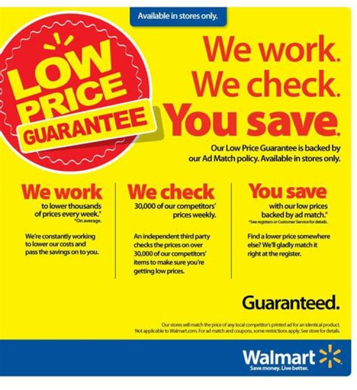 	Walmart ending price-matching program in May	