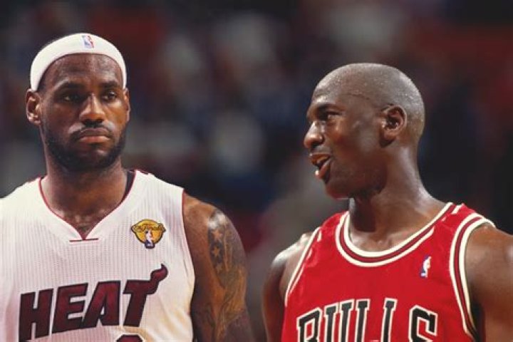 	Watch LeBron James stare down Michael Jordan while dunking against Bobcats	