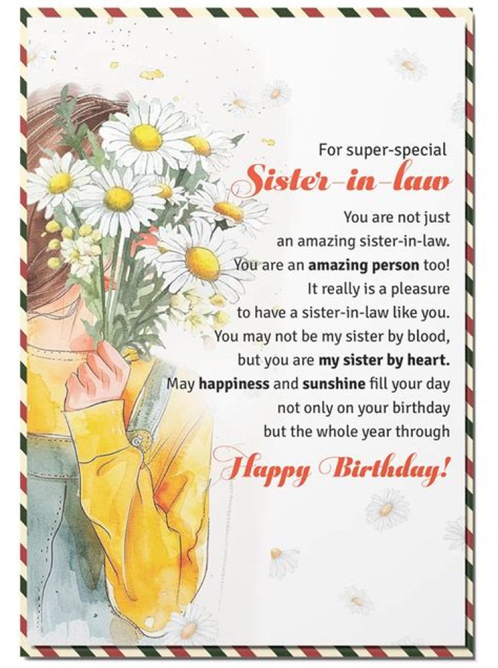 What To Write On Sister-in-Law Birthday Card: Heartfelt Messages And Creative Ideas