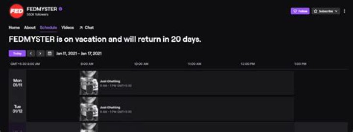 When is Fedmyster returning to Twitch? Streamer confirms June comeback 