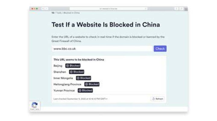 Which Websites Are Blocked in China? How to Check